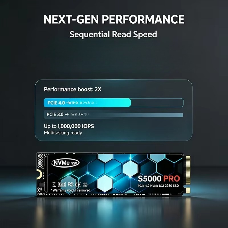 S5000 PRO M.2 NVMe PCIe 4.0 In - M.2 Nvme 4Tb Pcie 4.0 Ssd recension och pris