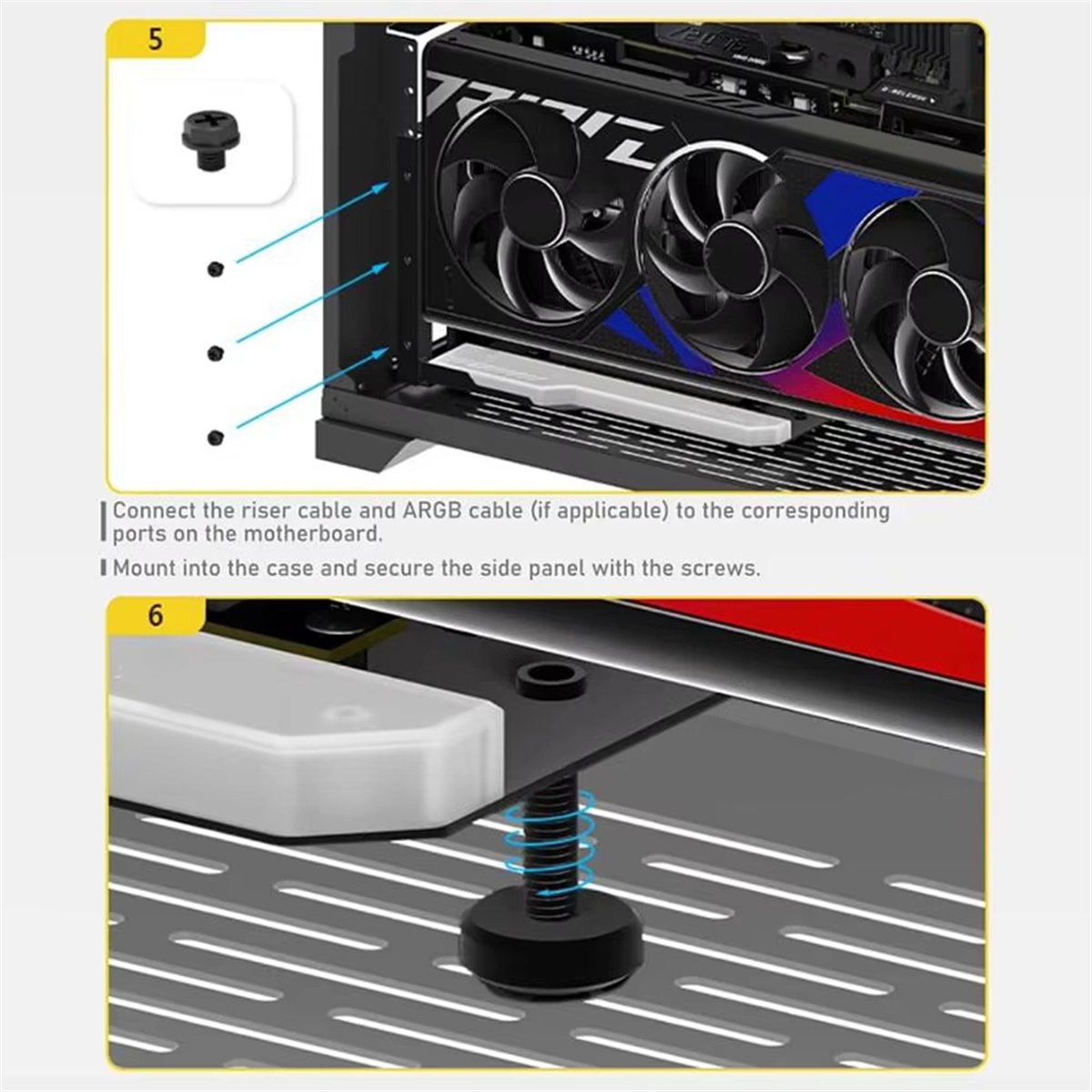 A14M Vertical GPU Mounting Bra - Pcie 4.0 X16 Riser Cable 90 Degree recension och pris