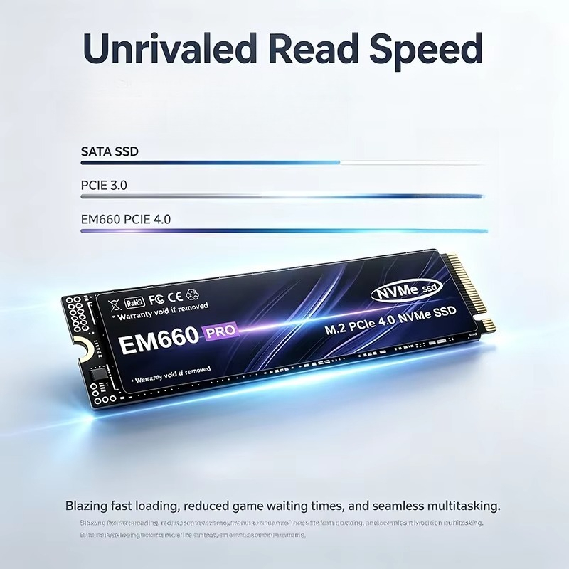 EM660 M.2 NVMe PCIe 4.0 SSD 50 - M.2 Nvme 4Tb Pcie 4.0 Ssd recension och pris