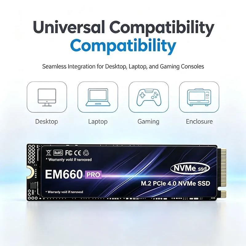EM660 M.2 NVMe PCIe 4.0 SSD 50 - M.2 Nvme 4Tb Pcie 4.0 Ssd recension och pris