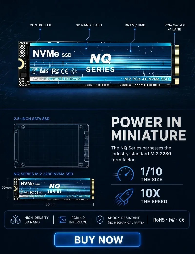 NQ 2TB 4TB PCIe 4.0 NVMe M.2 S - M.2 Nvme 4Tb Pcie 4.0 Ssd recension och pris